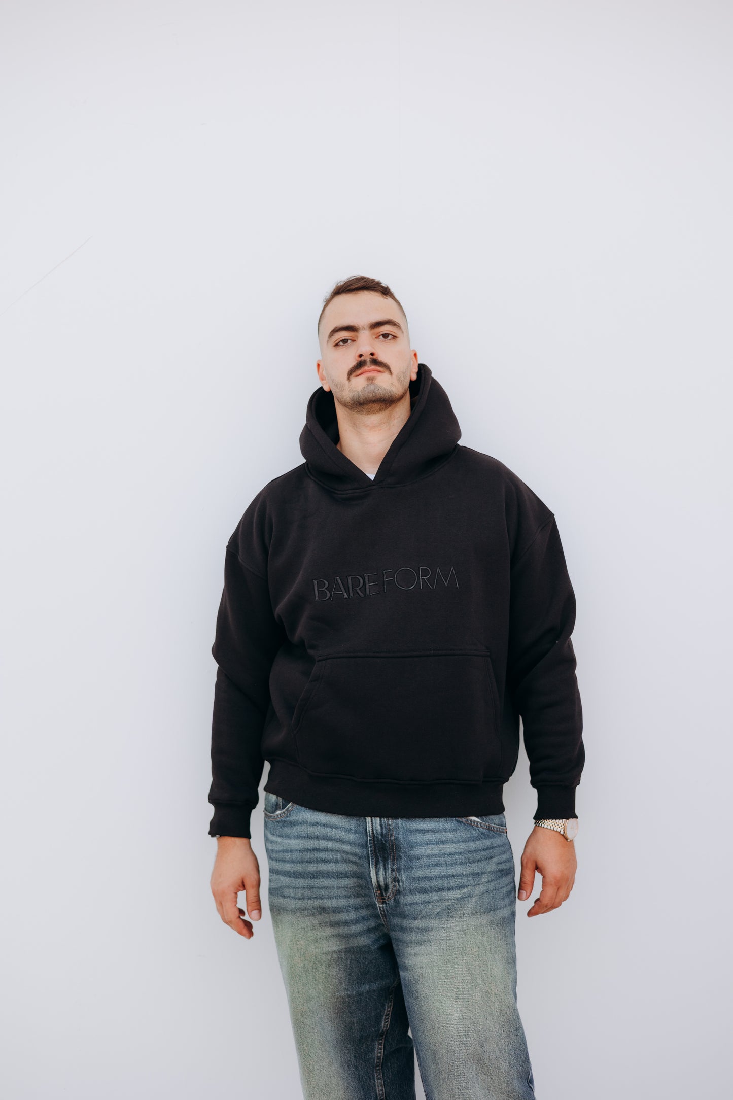 Unisex oversized Black Hoodie