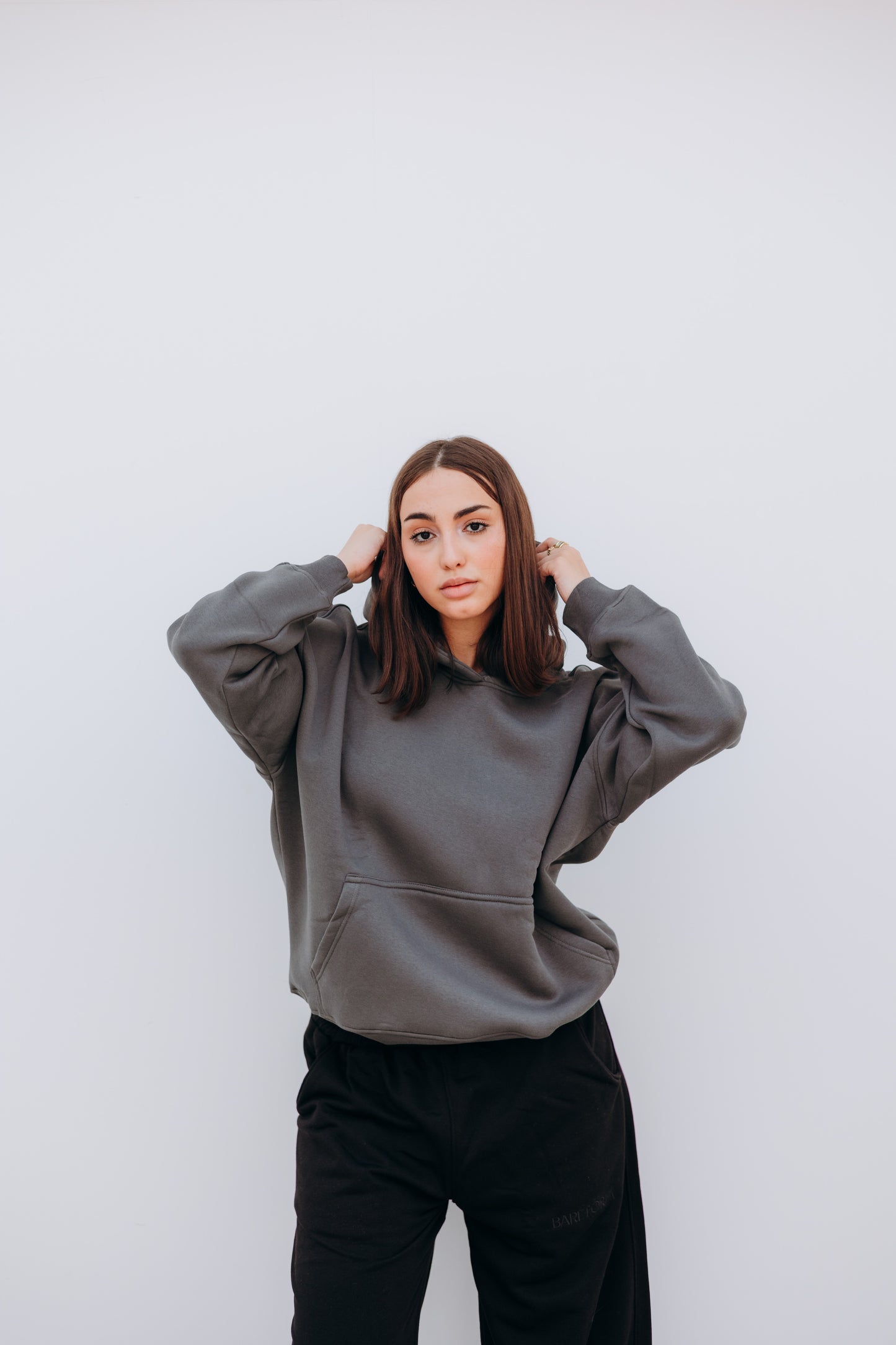 Unisex oversized Grey Hoodie