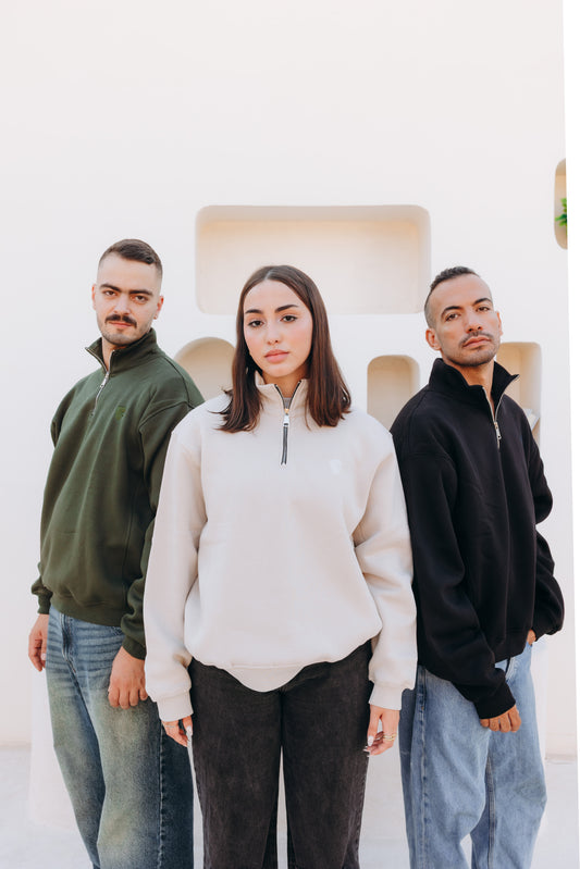 Quarter Zipper Unisex