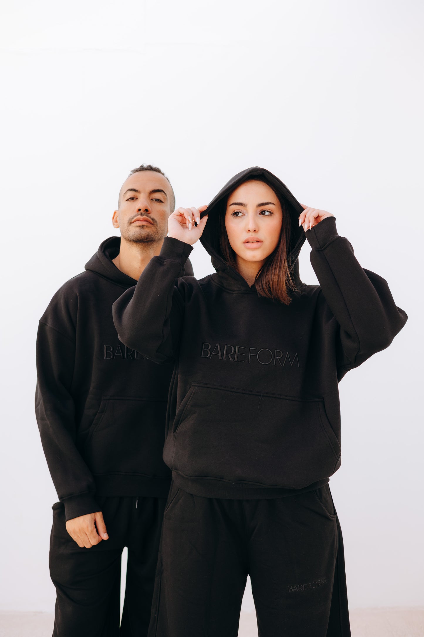 Unisex oversized Black Hoodie