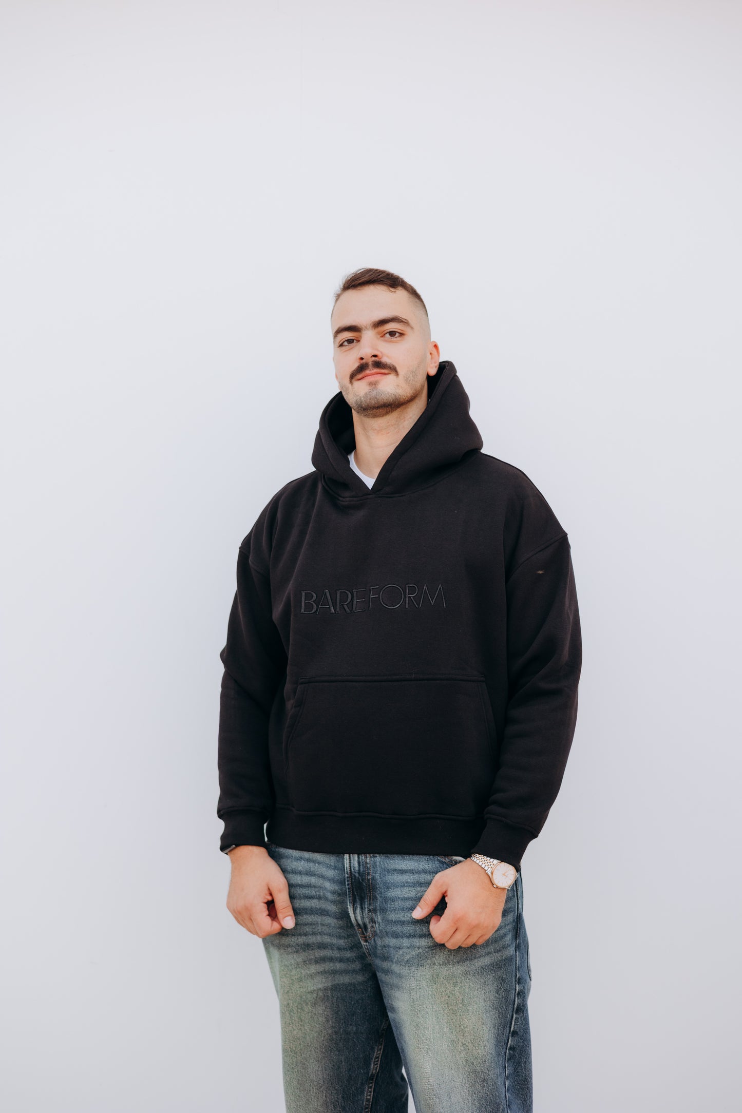 Unisex oversized Black Hoodie