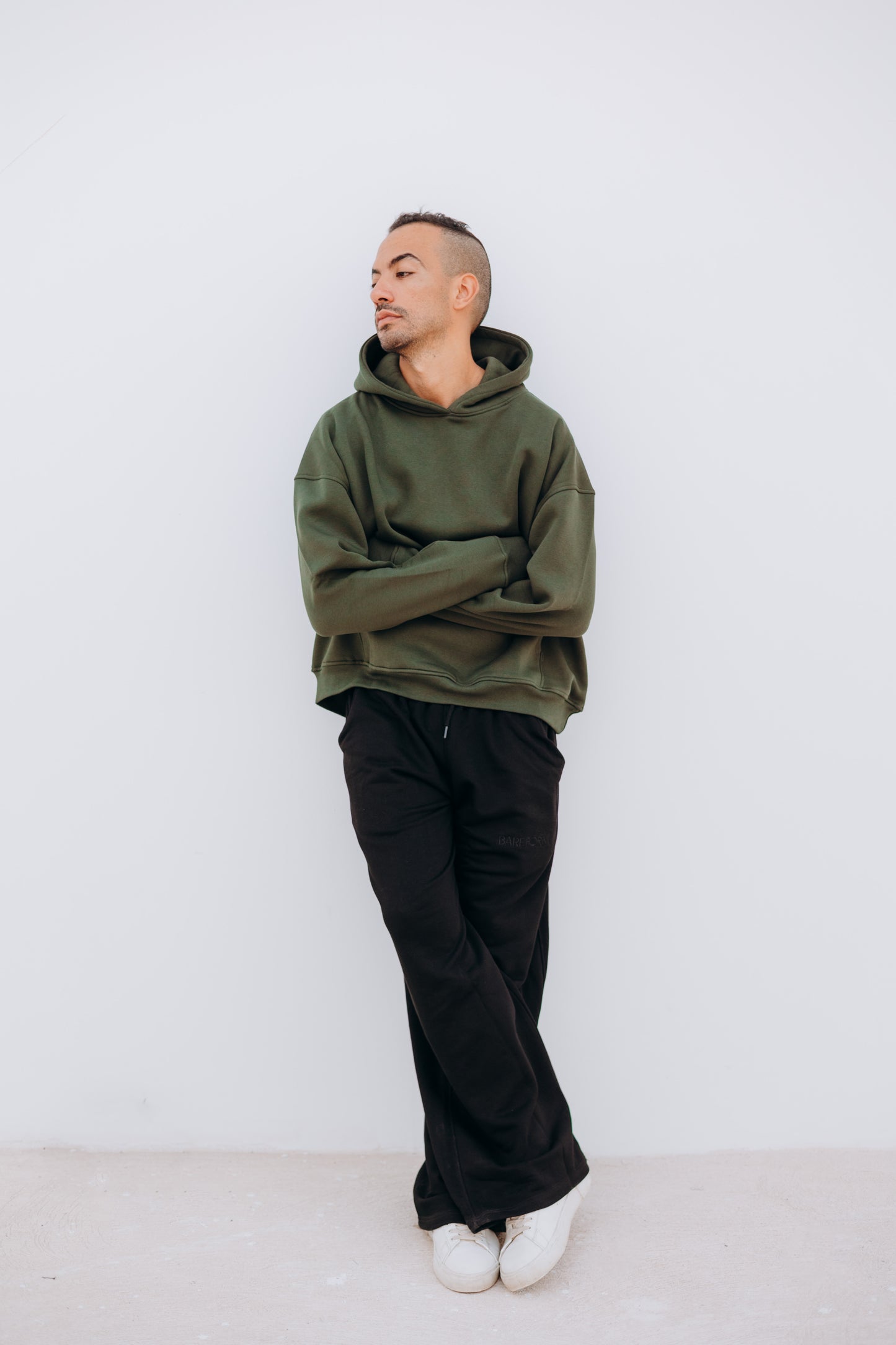 Unisex oversized Olive Hoodie