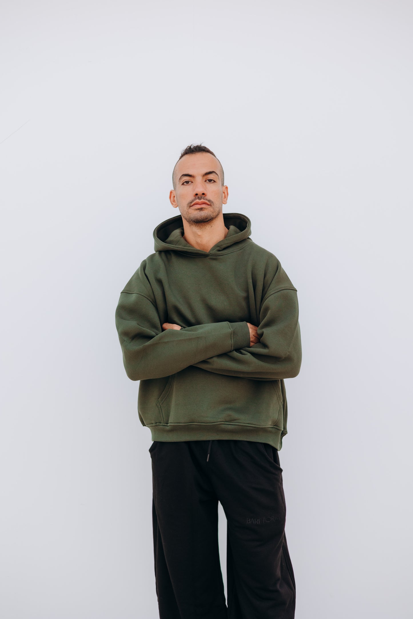 Unisex oversized Olive Hoodie